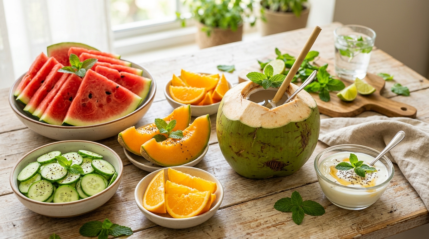Body Cooling Foods: Healthy Choices to Stay Hydrated During Hot Weather